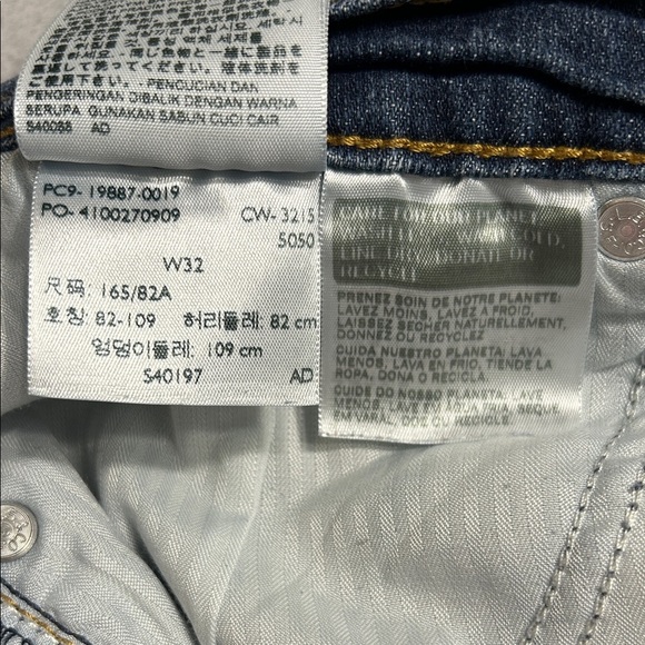 Levi's “Boyfriend” Straight Leg Blue Jeans - Picture 7 of 11